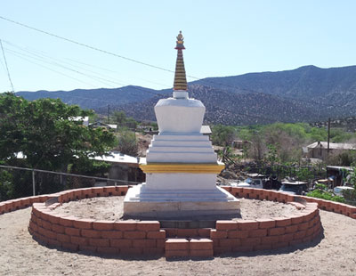 Stupa back